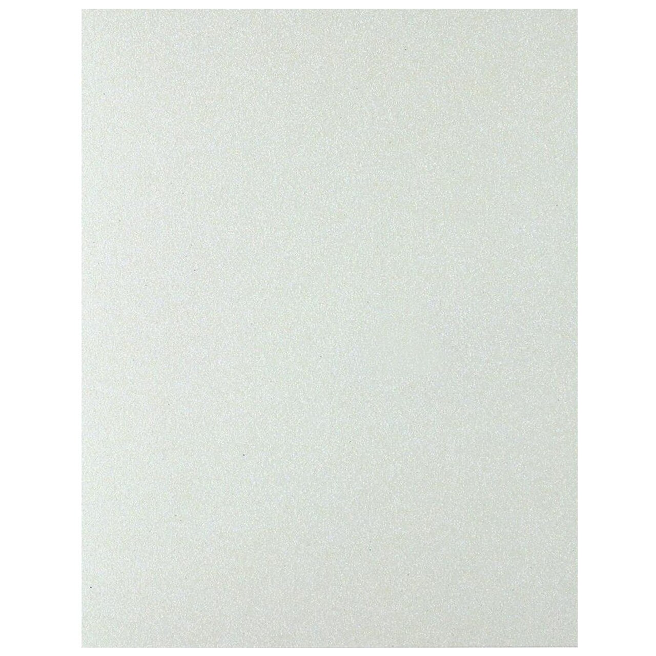 PA Paper Accents Glitter Cardstock 8.5" x 11" Iridescent Opal, 85lb colored cardstock paper for card making, scrapbooking, printing, quilling and crafts, 15 piece pack